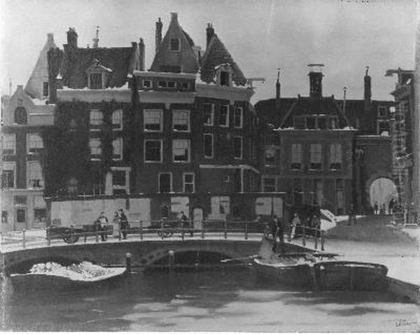 The Beurspleintje Oil Painting by Willem Witsen