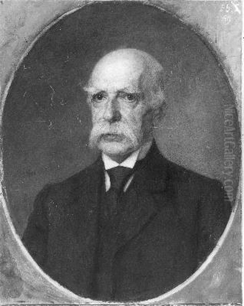 Frederik Johann Spakler (1842-1919) Oil Painting by Jan Veth