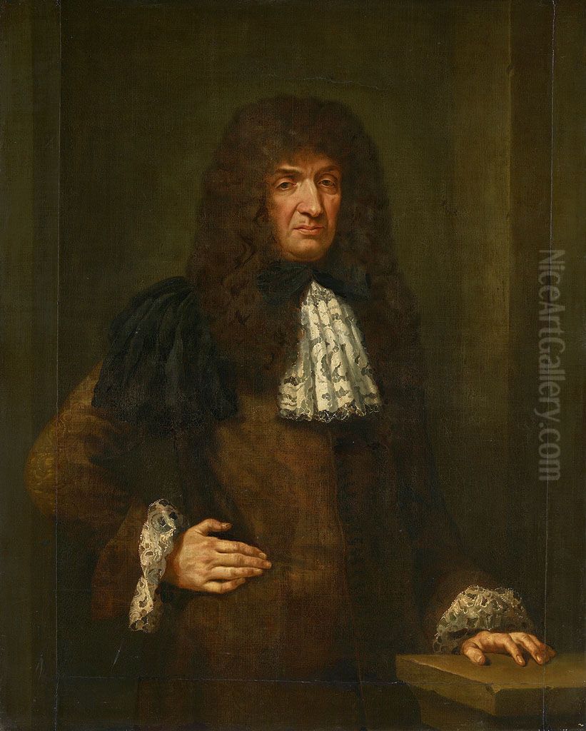 Don Antonio Lopez Suasso (?-1685) Oil Painting by Bernard Vaillant