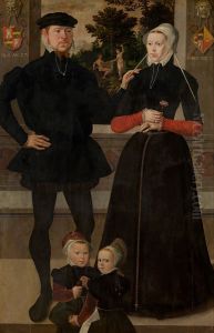 Thomas Gerritzn Doesburch en Claesje Hendricksdr Roeclaes met hun dochters