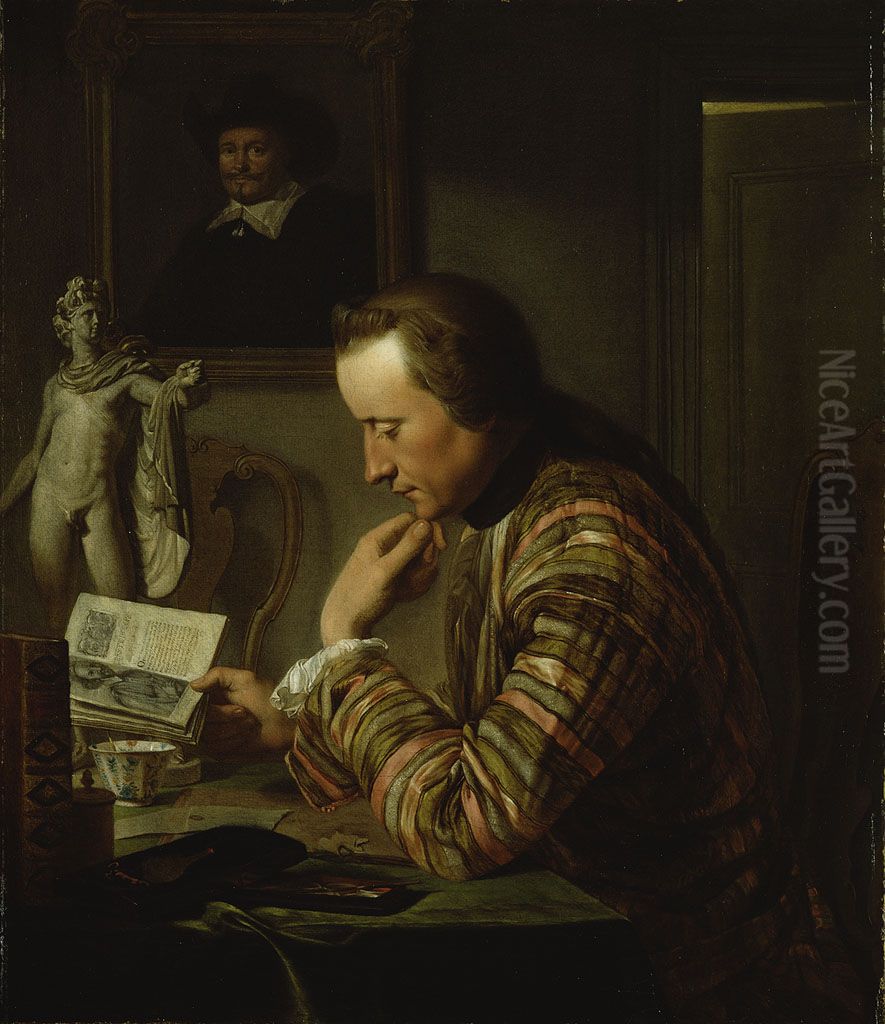 Joan Huydecoper van Maarsseveen (1769-1836), lid van de familie Huydecoper Oil Painting by Wybrand Hendricks