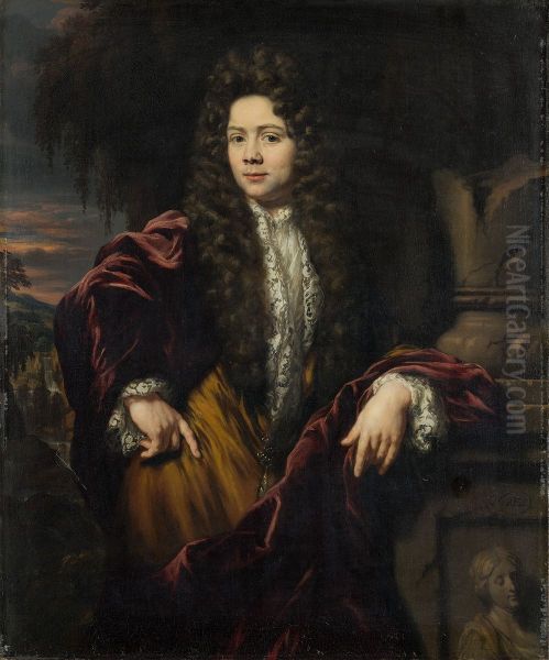 Willem Backer (1656-1731) Oil Painting by Nicolaes Maes
