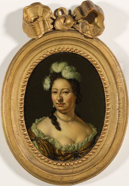 Madalena de la Court (1662-1712) Oil Painting by Willem van Mieris