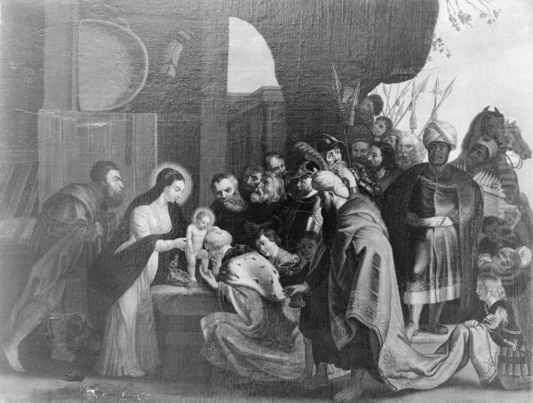 De aanbidding der koningen Oil Painting by (studio of) Rubens, Peter Paul