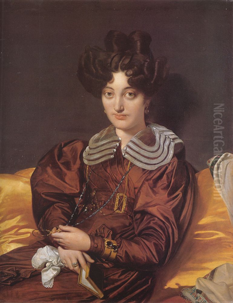 Portrait of Madame Marcotte de Sainte-Marie Oil Painting by Jean Auguste Dominique Ingres Portrait of Madame Marcotte de Sainte-Marie Oil Painting by Jean Auguste Dominique Ingres