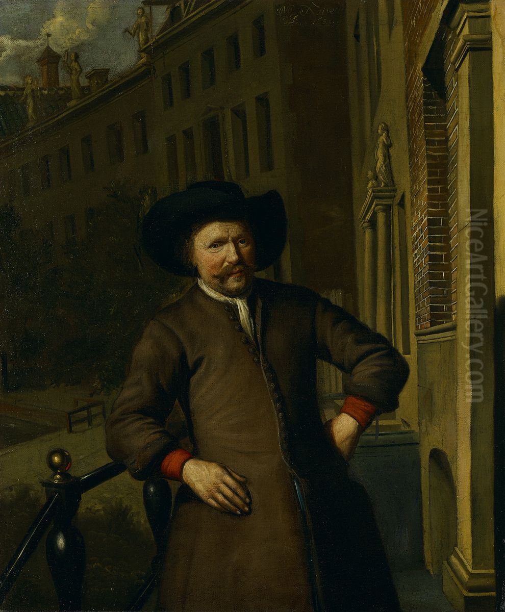 Hendrick Staets (1632-1687) Oil Painting by Matthijs Naiveu