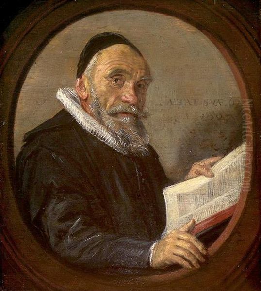 Portrait of Johannes Acronius Oil Painting by Frans Hals
