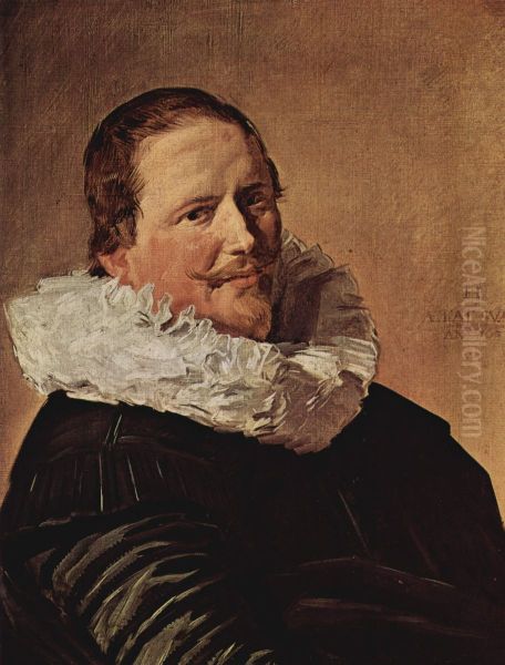 Portrait of a Man in his Thirties Oil Painting by Frans Hals