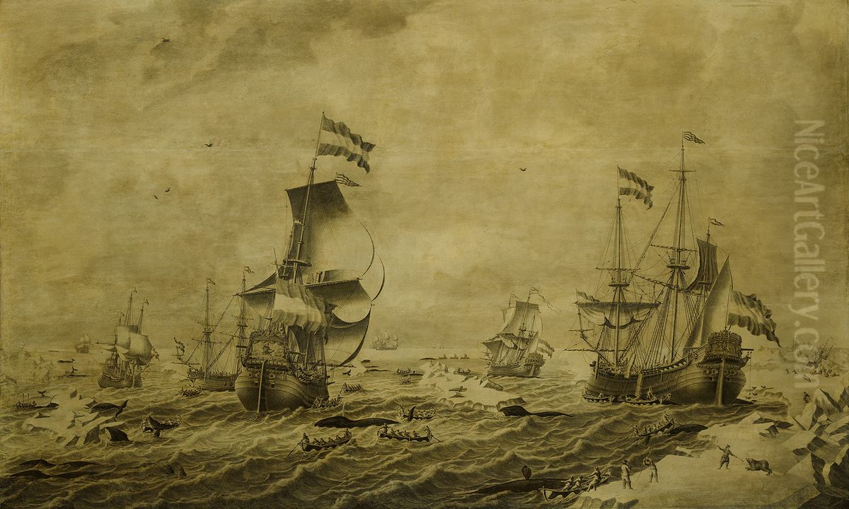 De walvisvloot van de Amsterdamse reder Gerrit Doornekroon-The Whaling ...
