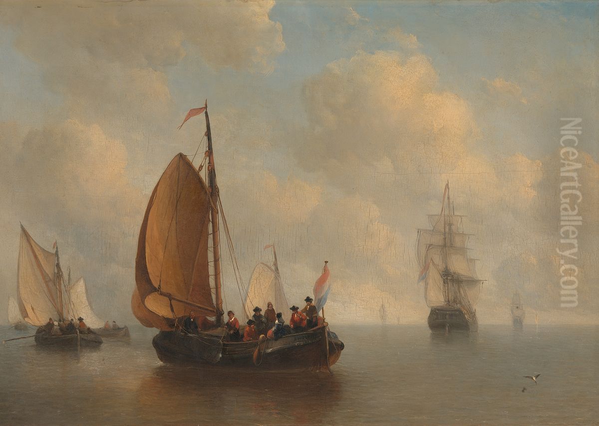 Beurtschip Zaandam Oil Painting by Anthonie Waldorp