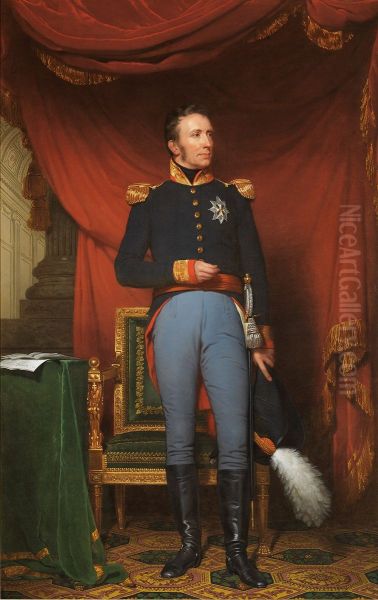 Koning Willem I ten voeten uit Oil Painting by Charles Howard Hodges