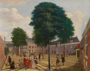 The Large Courtyard of the Lepers' Home