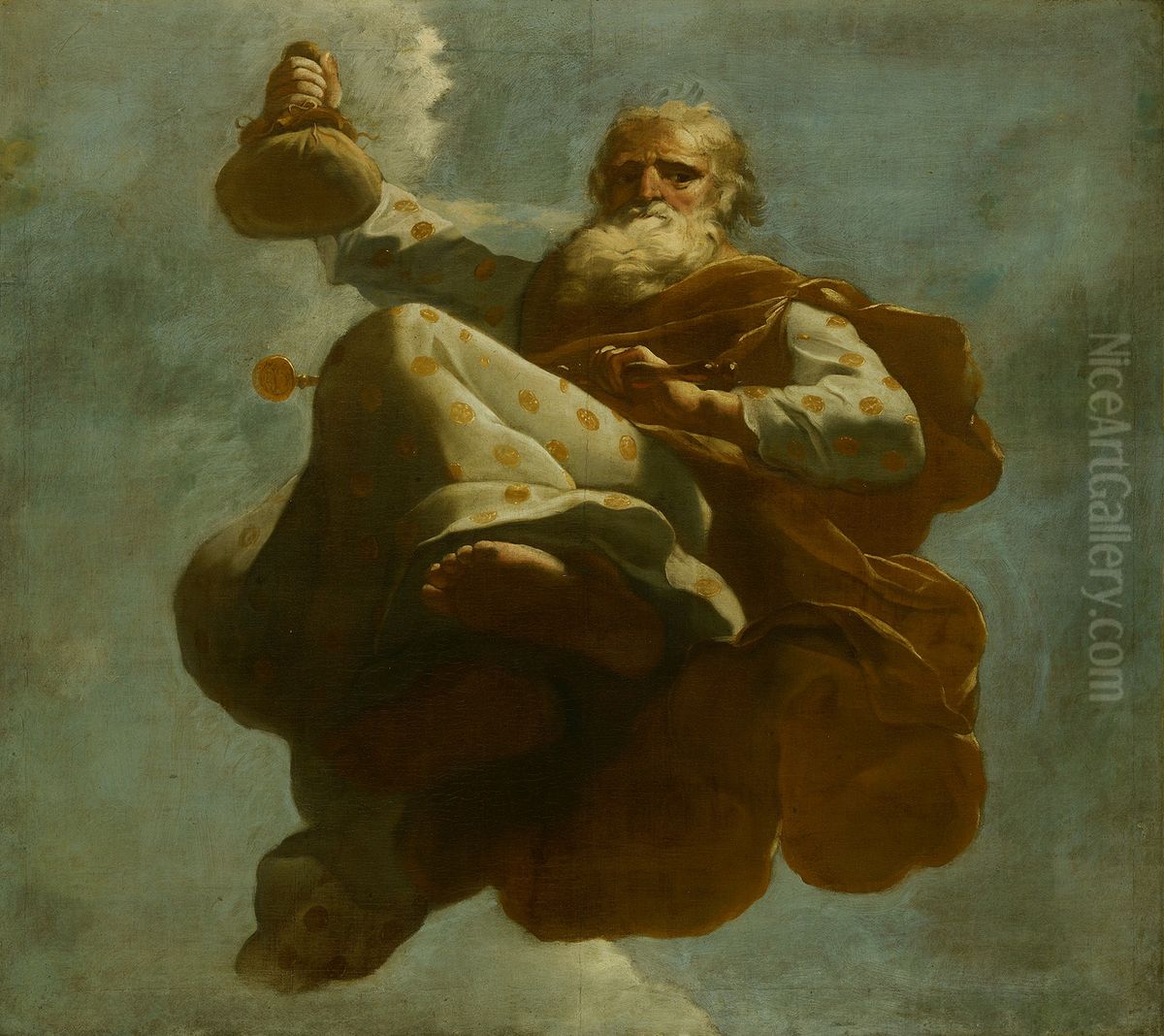 Allegorische voorstelling van de verzorging van leprozen en onnozelen-Plutus Oil Painting by Gerard de Lairesse