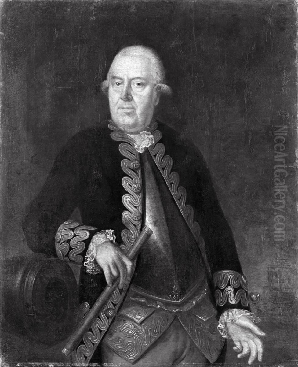 Pieter Hendrik Reijnst (1723-1791) Oil Painting by Benjamin Samuel Bolomey