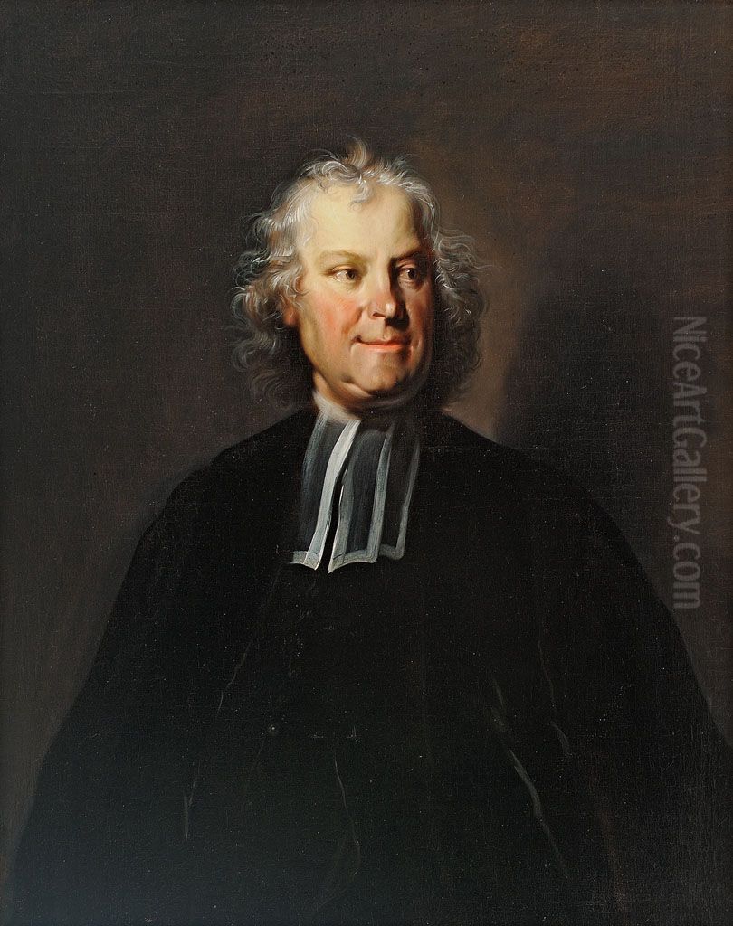Herman Boerhaave (1668-1738) Oil Painting by Cornelis Troost