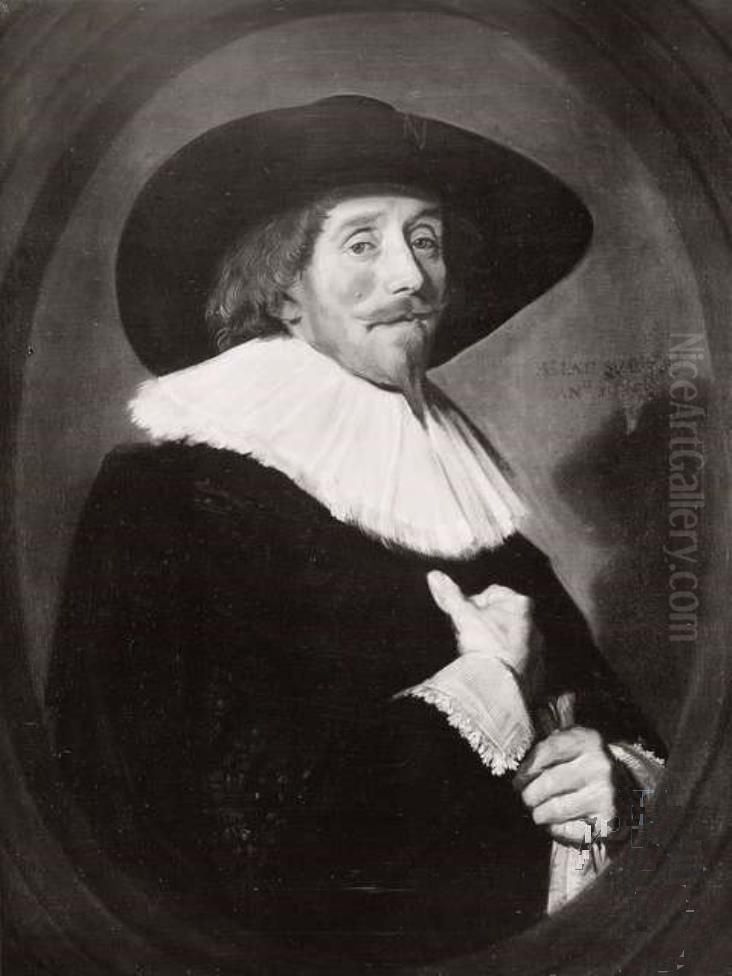 Portrait of a man Oil Painting by Frans Hals