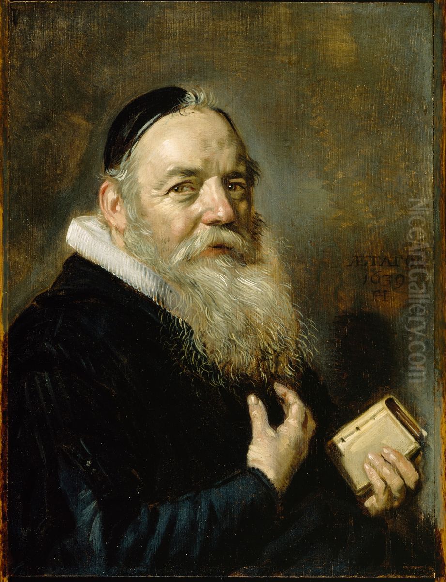 Portrait of Hendrik Swalmius Oil Painting by Frans Hals