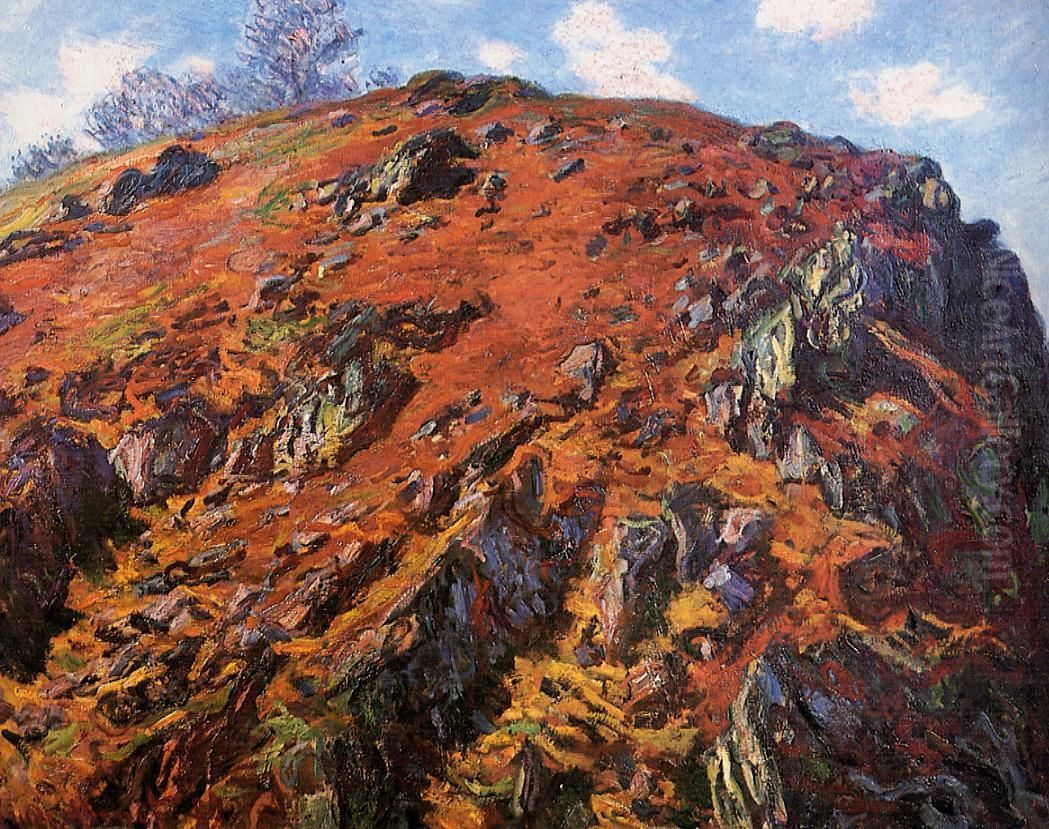 Le Bloc Oil Painting by Claude Oscar Monet