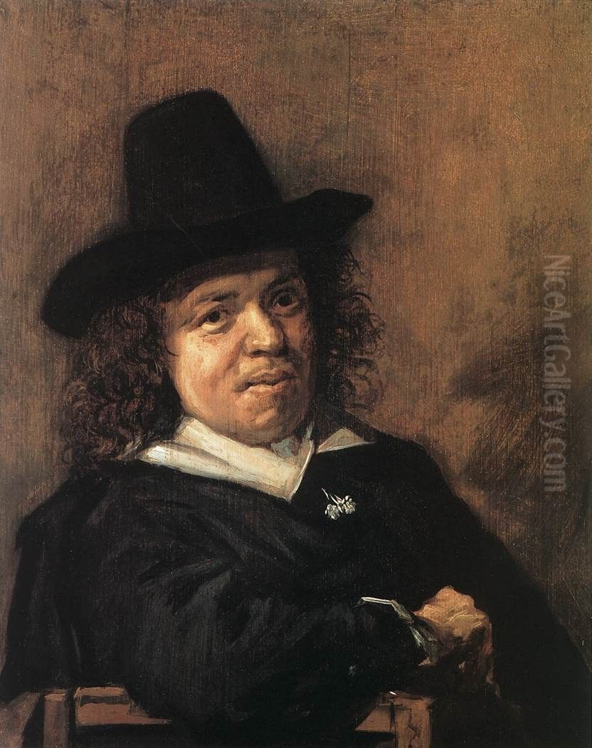 Portrait of Frans Jansz. Post (1612-1680). Oil Painting by Frans Hals