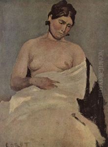Seated Woman With Bare Bosom