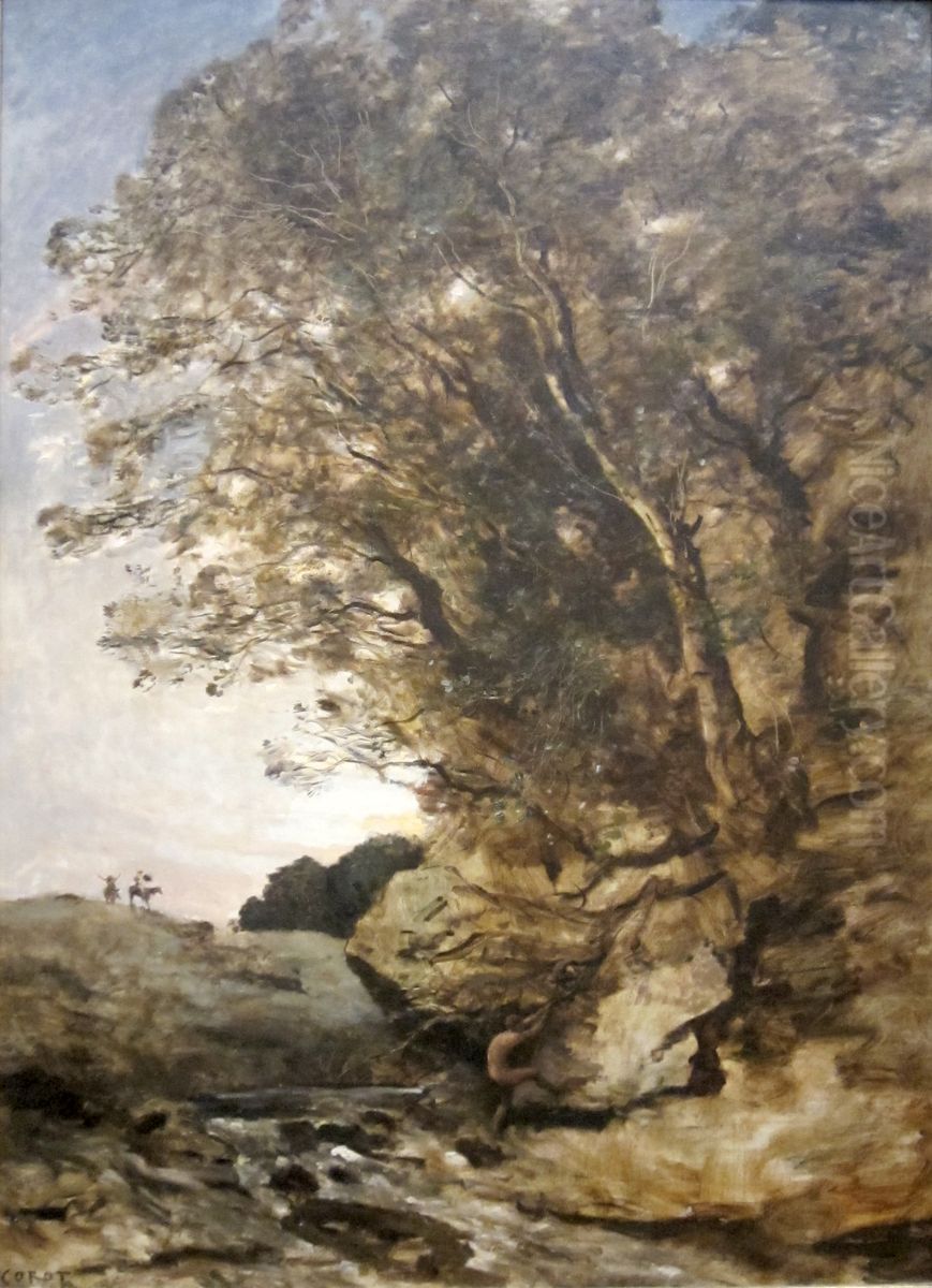 Don Quixote Oil Painting by Jean-Baptiste Camille Corot