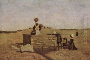 Breton Women at the Fountain