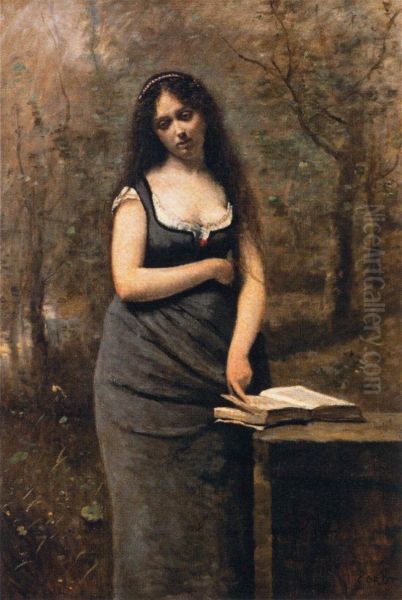 Valleda Oil Painting by Jean-Baptiste Camille Corot