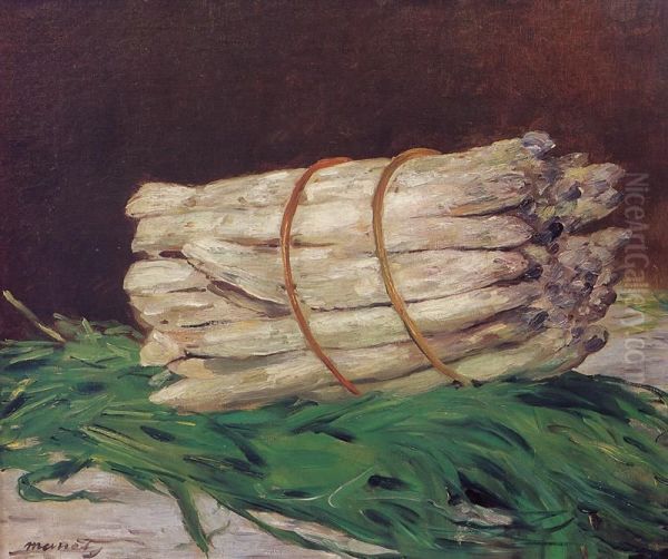 Spargelstilleben. Oil Painting by Edouard Manet