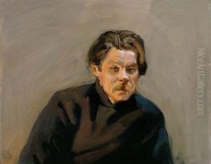Portratt av Maxim Gorkij