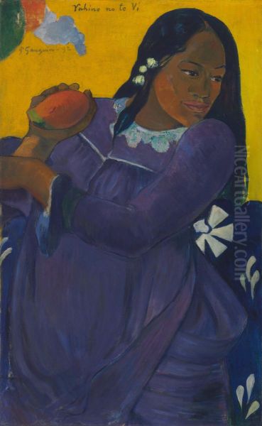 Vahine no te vi Oil Painting by Paul Gauguin