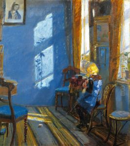 Sunlight in the blue room