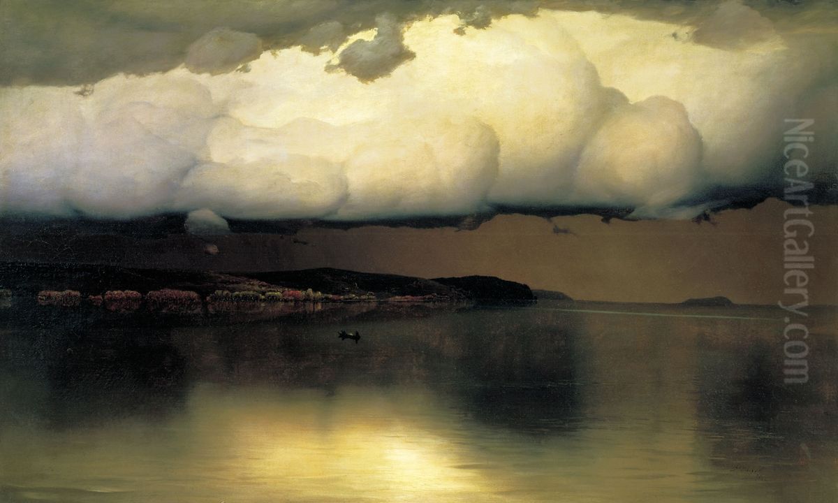 Pritihlo Oil Painting by Nikolay Nikanorovich Dubovskoy