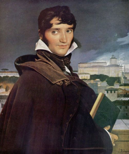 Portrait ofFrancois Marius Granet(1777-1849) Oil Painting by Jean Auguste Dominique Ingres
