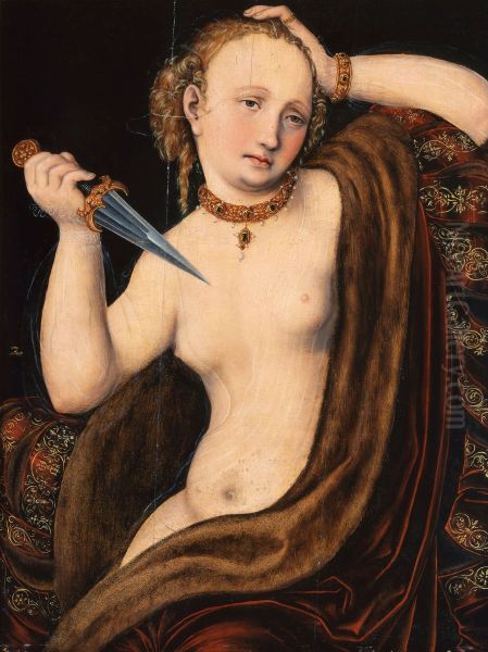 Lucretia Oil Painting by Lucas Cranach the Elder
