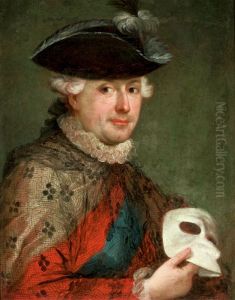 Portret Stanislawa Augusta z maska