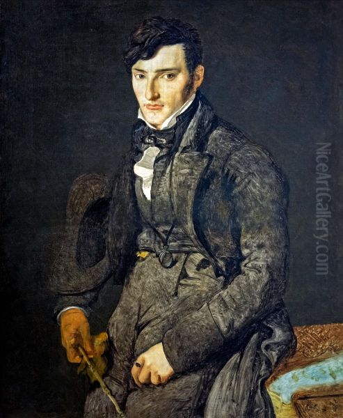 Musee Ingres-Bourdelle - Portrait de Jean-Pierre-Francois Gilibert - Jean-Auguste-Dominique Ingres Oil Painting by Jean Auguste Dominique Ingres
