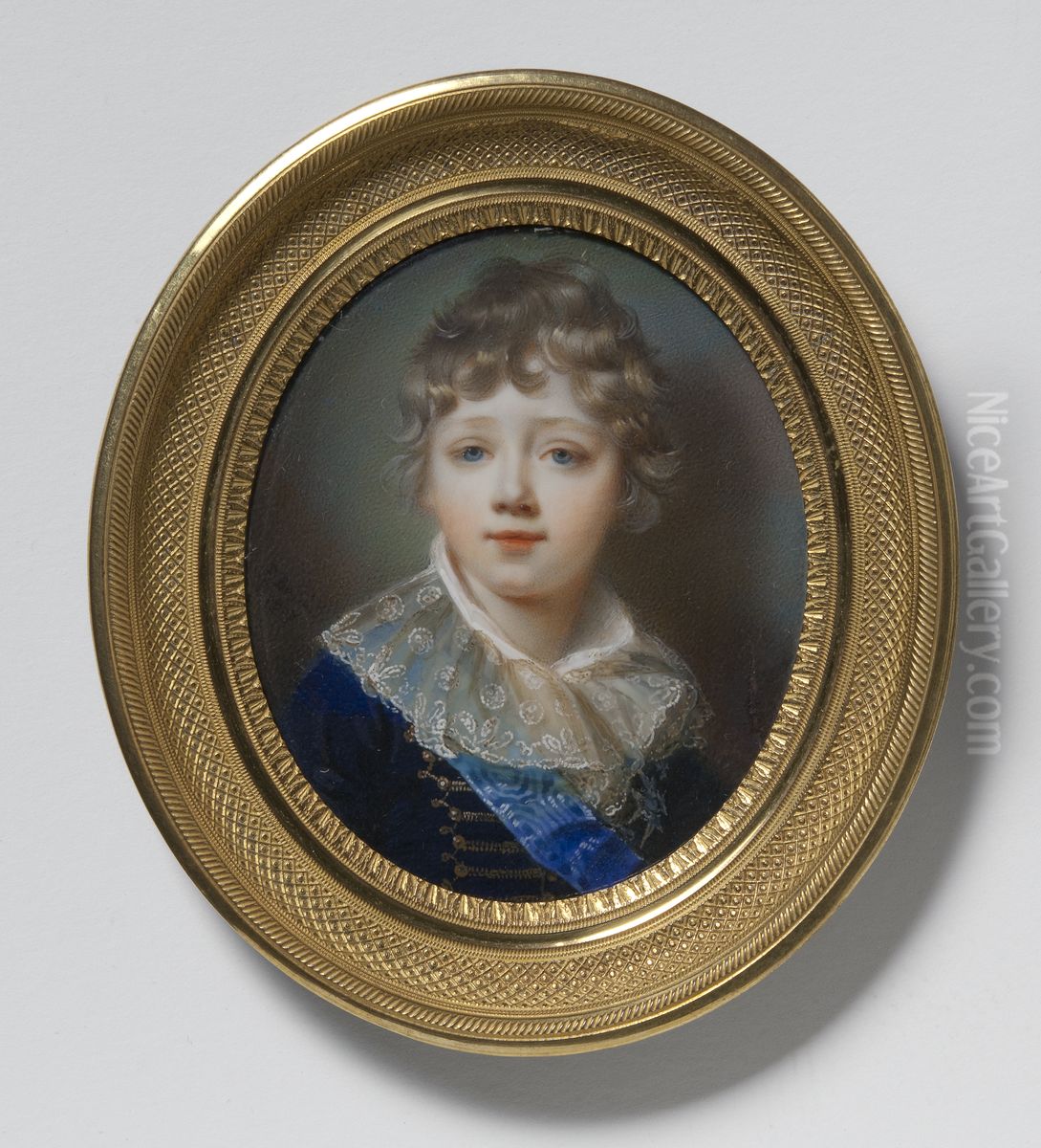 Gustav, 1799-1877, prins av Sverige och Vasa Oil Painting by Johann Dominik Bossi