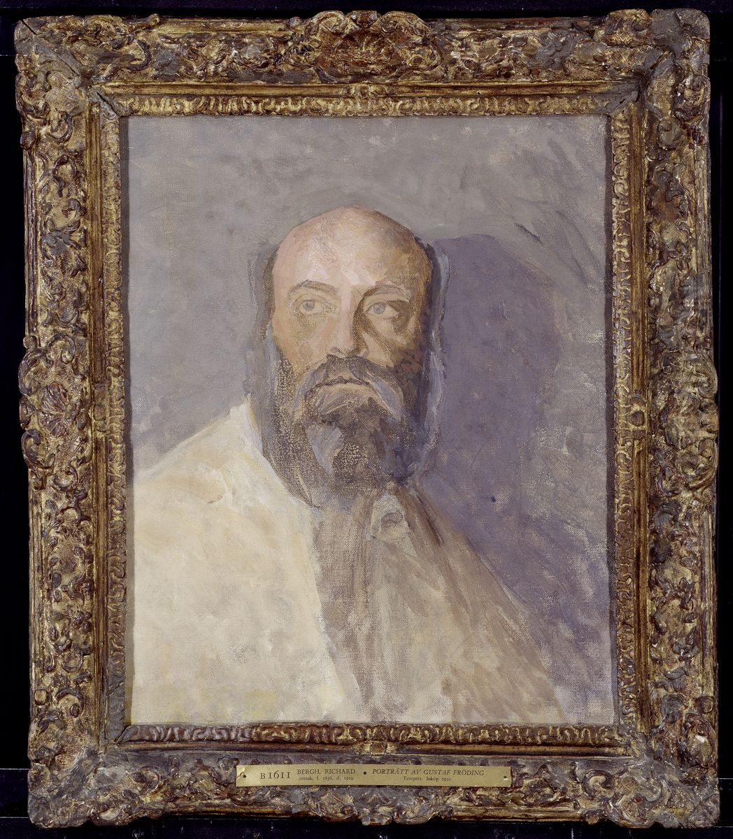 The Poet Gustav Froding Oil Painting by Richard Bergh