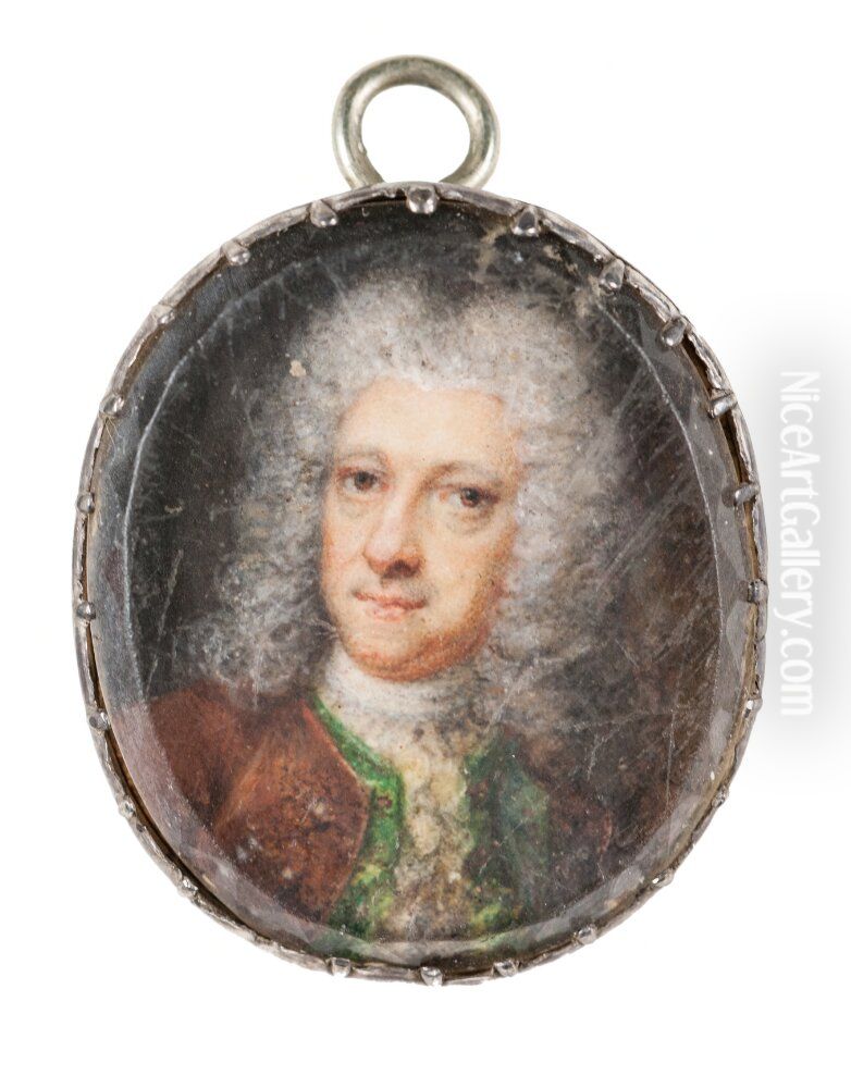 Lucas von Breda Oil Painting by Johan Henrik Scheffel