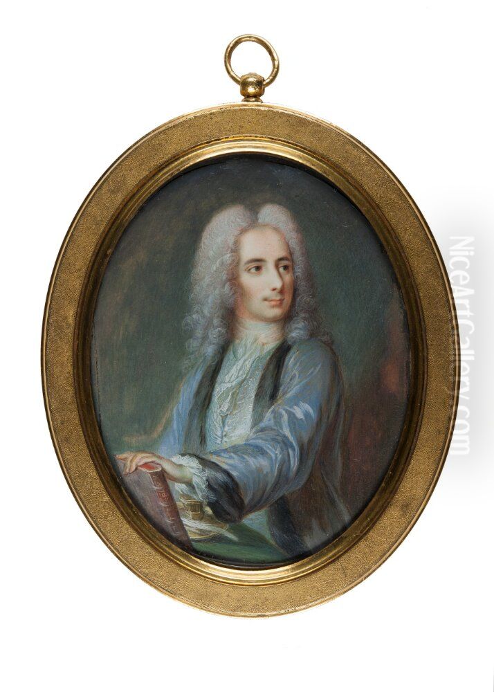Jacques Masse, konstnarens broder Oil Painting by Jean-Baptiste Masse