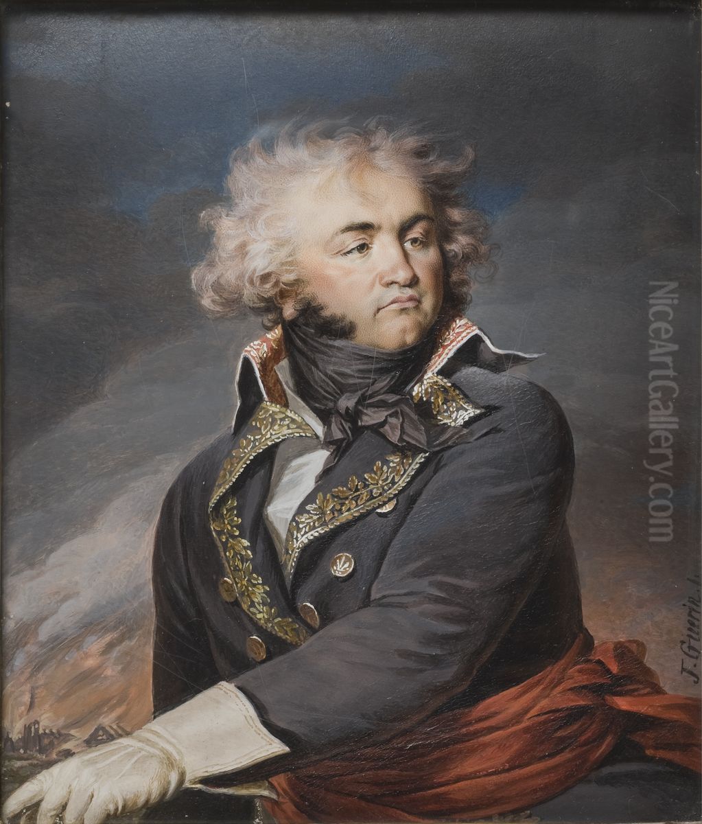 General Jean Baptiste Kleber Oil Painting by Jean-Urbain Guerin