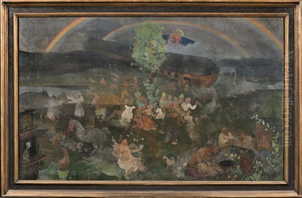 Arken Oil Painting by Ivar Arosenius