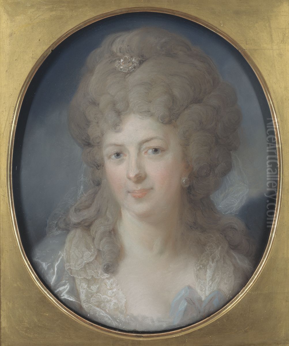 Fru Anna Katarina Hedenberg, f. Levin Oil Painting by Carl Gustaf Pilo Fru Anna Katarina Hedenberg, f. Levin Oil Painting by Carl Gustaf Pilo