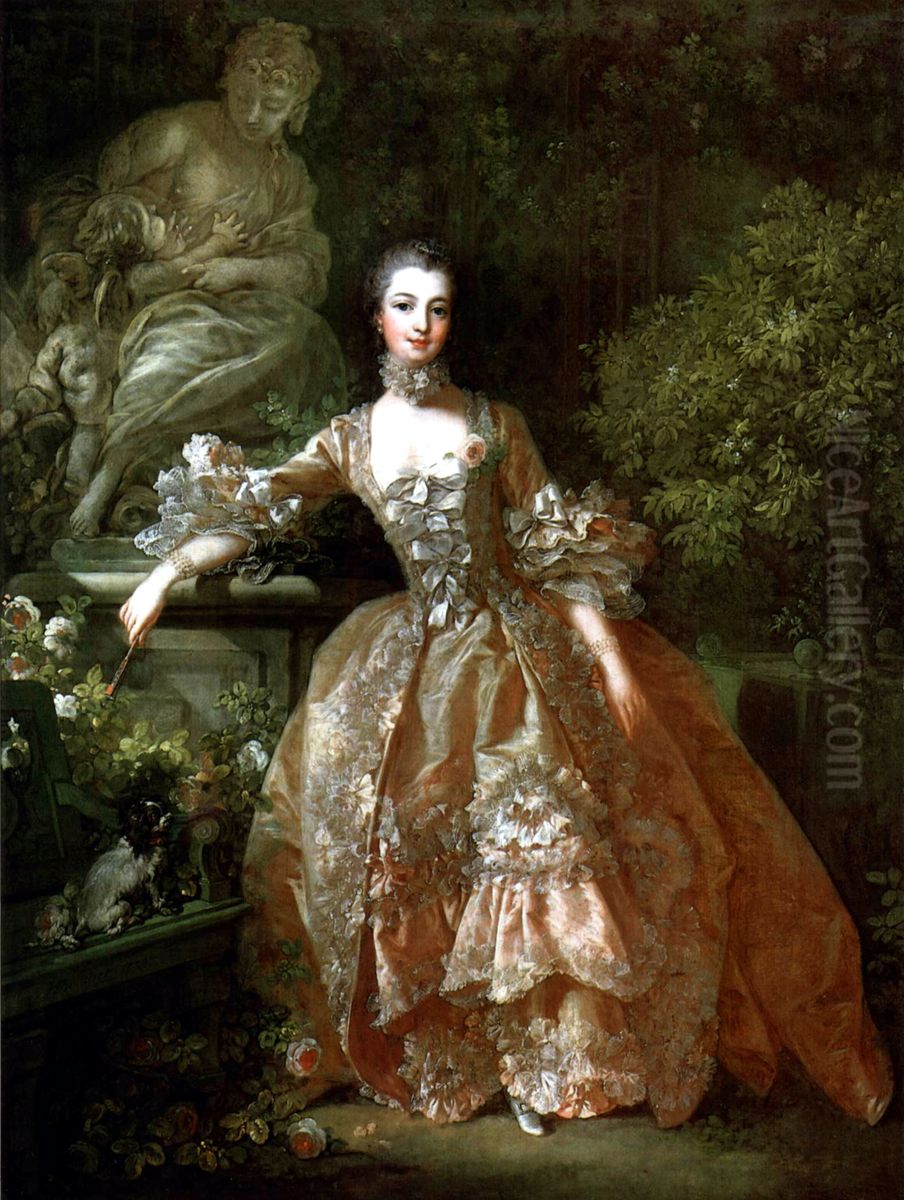 Madame de Pompadour(1721-1764) Oil Painting by Francois Boucher