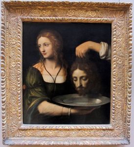 Salome recevant la tete de saint Jean Baptiste