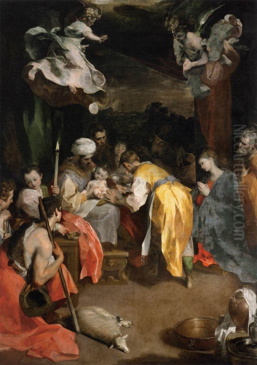 The Circumcision Oil Painting by Federico Barocci