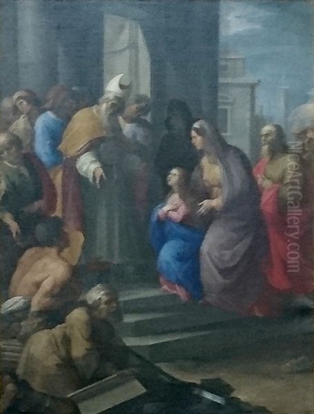 La presentation au Temple Oil Painting by Giuseppe Cesari