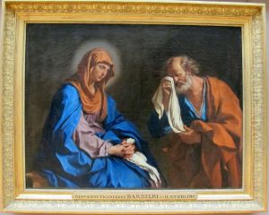 St. Peter Weeping before the Virgin