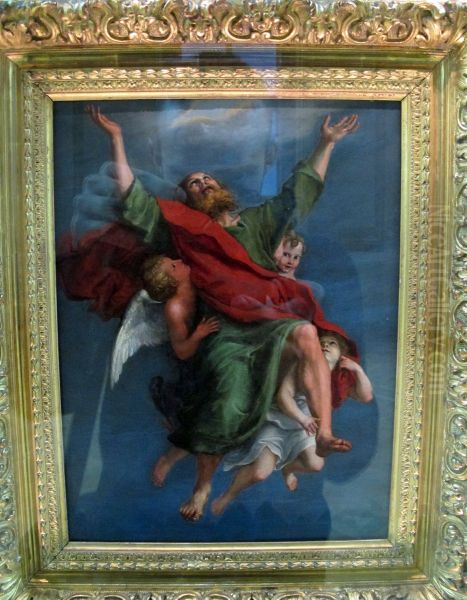 Le Ravissement de saint Paul Oil Painting by Domenichino