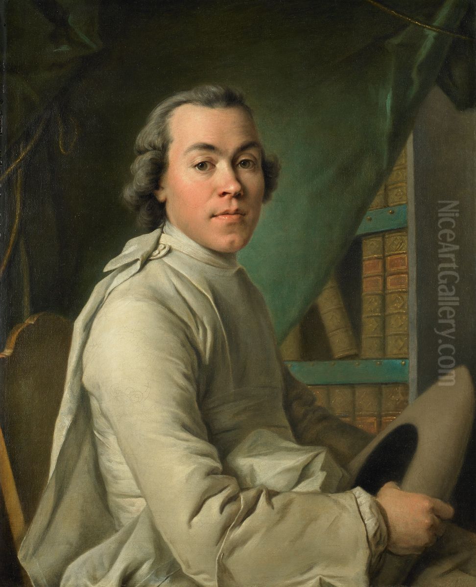 Portrait of an Abbe by Louis Tocque, 1745/55 Oil Painting by Louis Tocque Portrait of an Abbe by Louis Tocque, 1745/55 Oil Painting by Louis Tocque